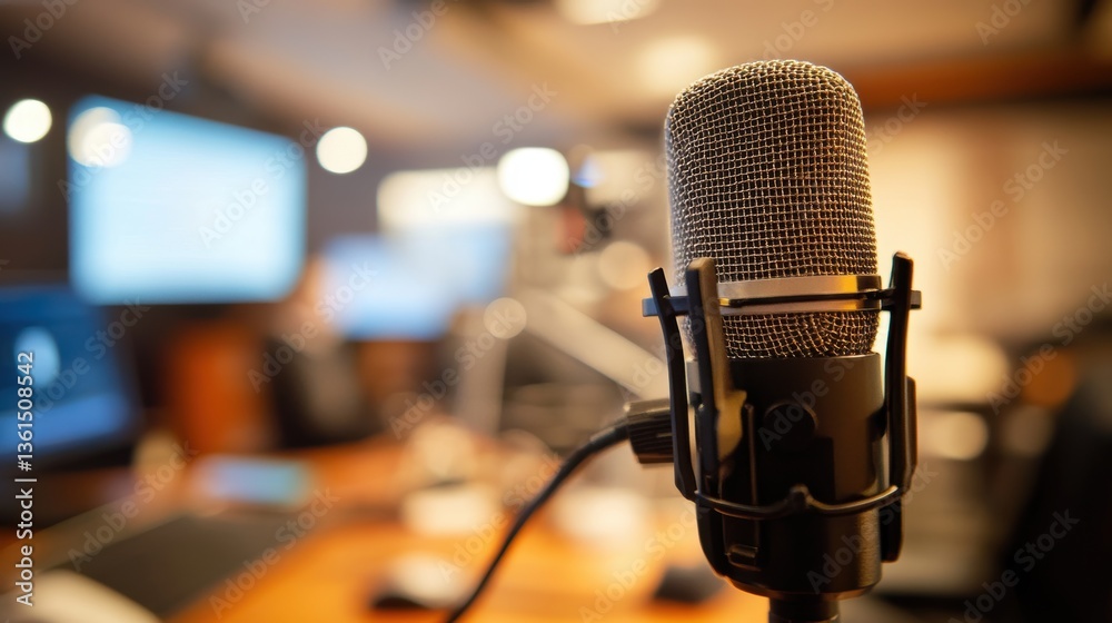 A conference call with a podcast recording. A conference call with a podcast recording.