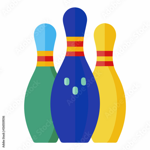 bowling ball and pins