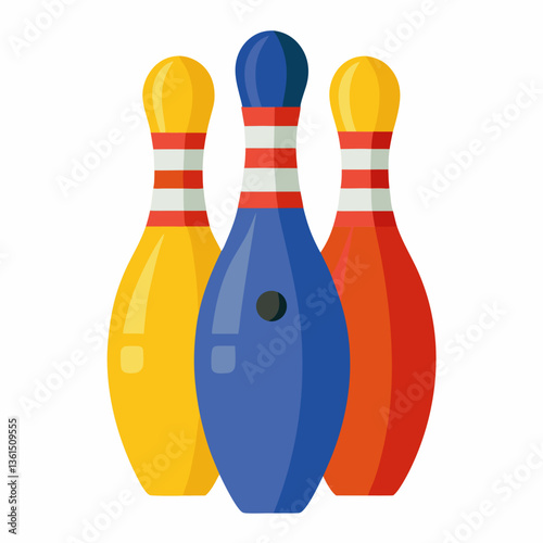 bowling ball and pins