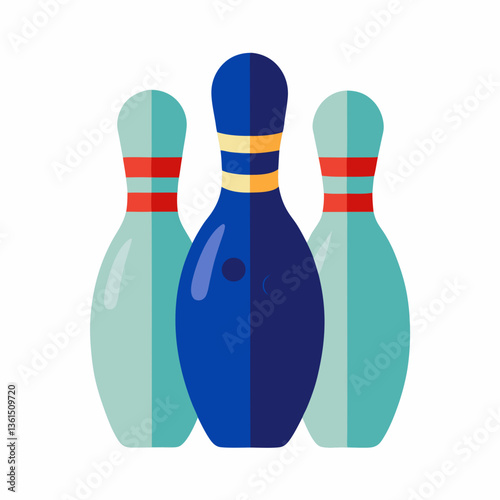 bowling ball and pins
