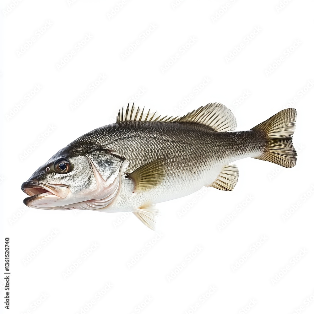 Obraz premium fish on white background