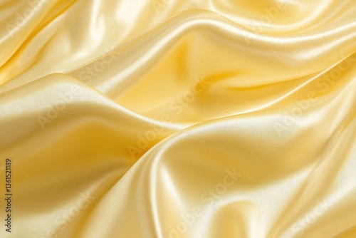 Golden Silk: A close-up shot revealing the luxurious, fluid folds and shimmering surface of golden silk fabric, evoking a sense of opulence and softness.