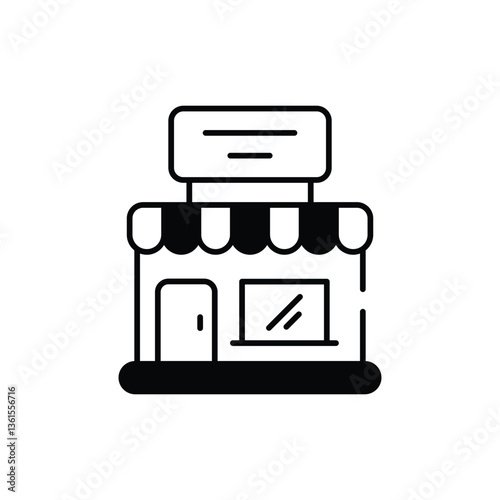 Drug Store vector icon stock illustration