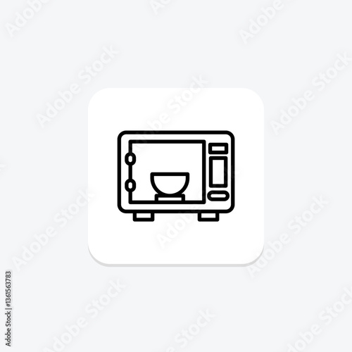 Microwave, vector, pixel perfect, illustrator file
