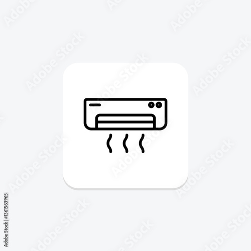 Air Conditioner, vector, pixel perfect, illustrator file