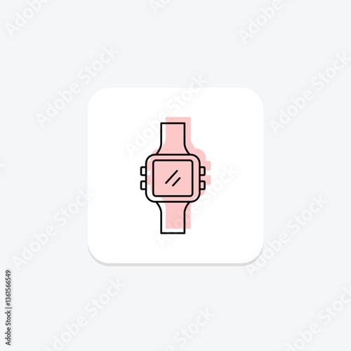 Smartwatch Pro, vector, pixel perfect, illustrator file