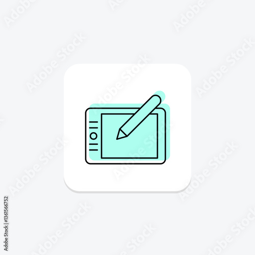 Graphic Tablet, vector, pixel perfect, illustrator file
