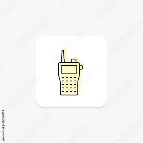 Walkie Talkie, vector, pixel perfect, illustrator file