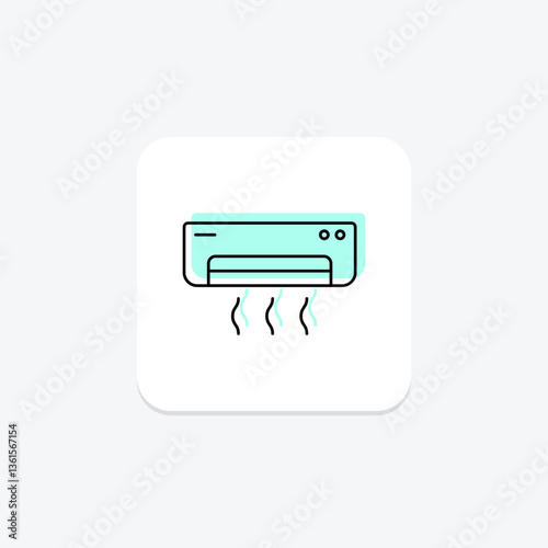 Air Conditioner, vector, pixel perfect, illustrator file