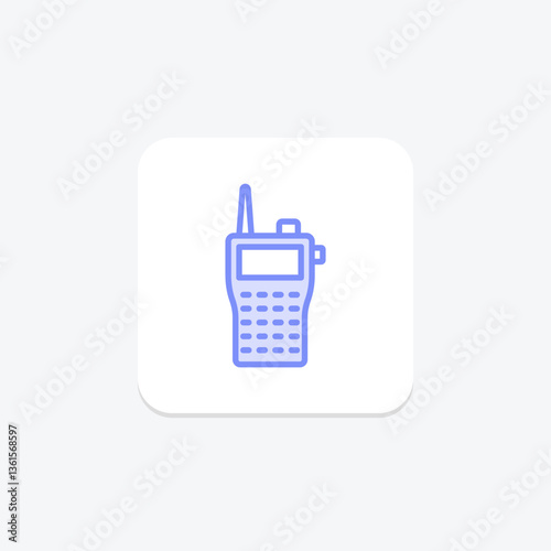 Walkie Talkie, vector, pixel perfect, illustrator file