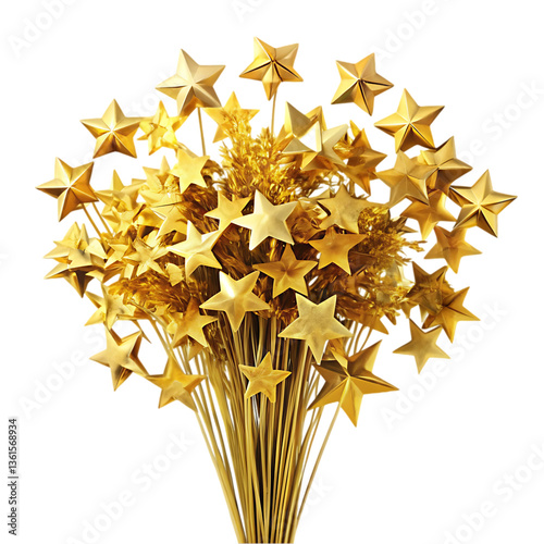 Gold Star Burst: Party Decor, Celebration
