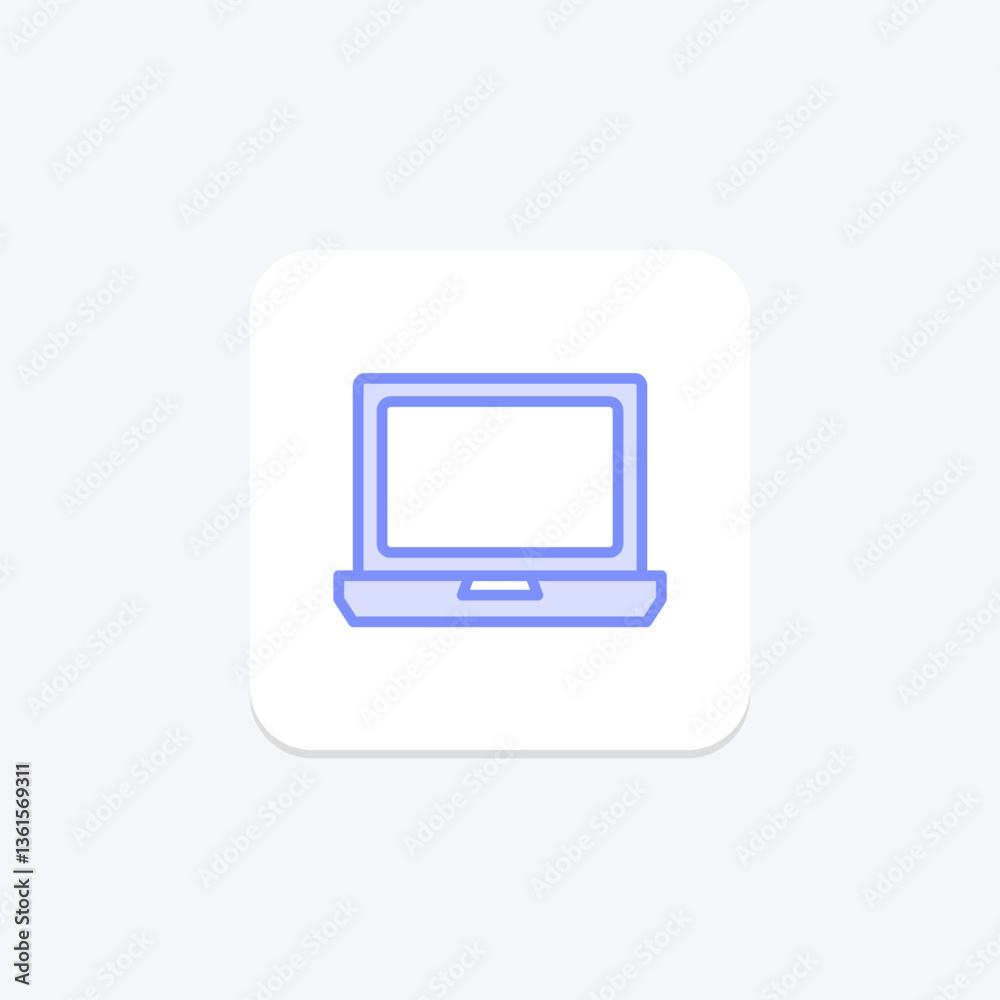 Laptop, vector, pixel perfect, illustrator file