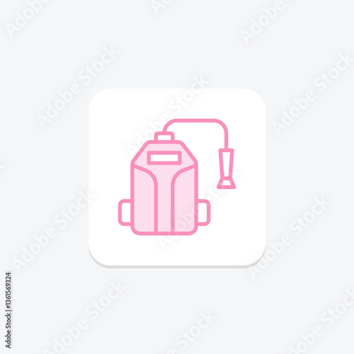 Electric Pressure Washer, vector, pixel perfect, illustrator file