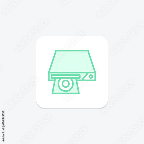 Dvd Player, vector, pixel perfect, illustrator file