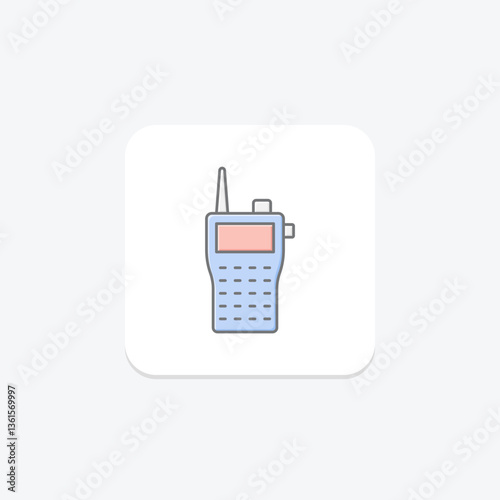 Walkie Talkie, vector, pixel perfect, illustrator file