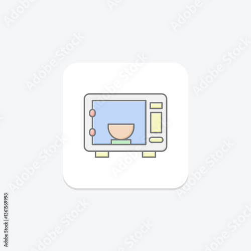 Microwave, vector, pixel perfect, illustrator file