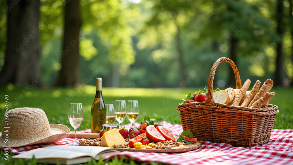 Charming Picnic Scene Isolated on Transparent Background with Gourmet Food and Relaxing Atmosphere for Lifestyle Marketing Charming Picnic Scene Isolated on Transparent Background with Gourmet Food and Relaxing Atmosphere for Lifestyle Marketing