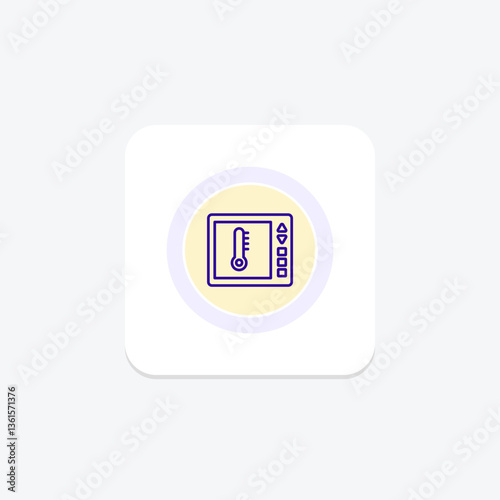 Smart Thermostat, vector, pixel perfect, illustrator file