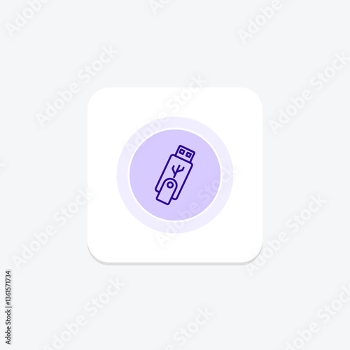 Usb Drive, vector, pixel perfect, illustrator file
