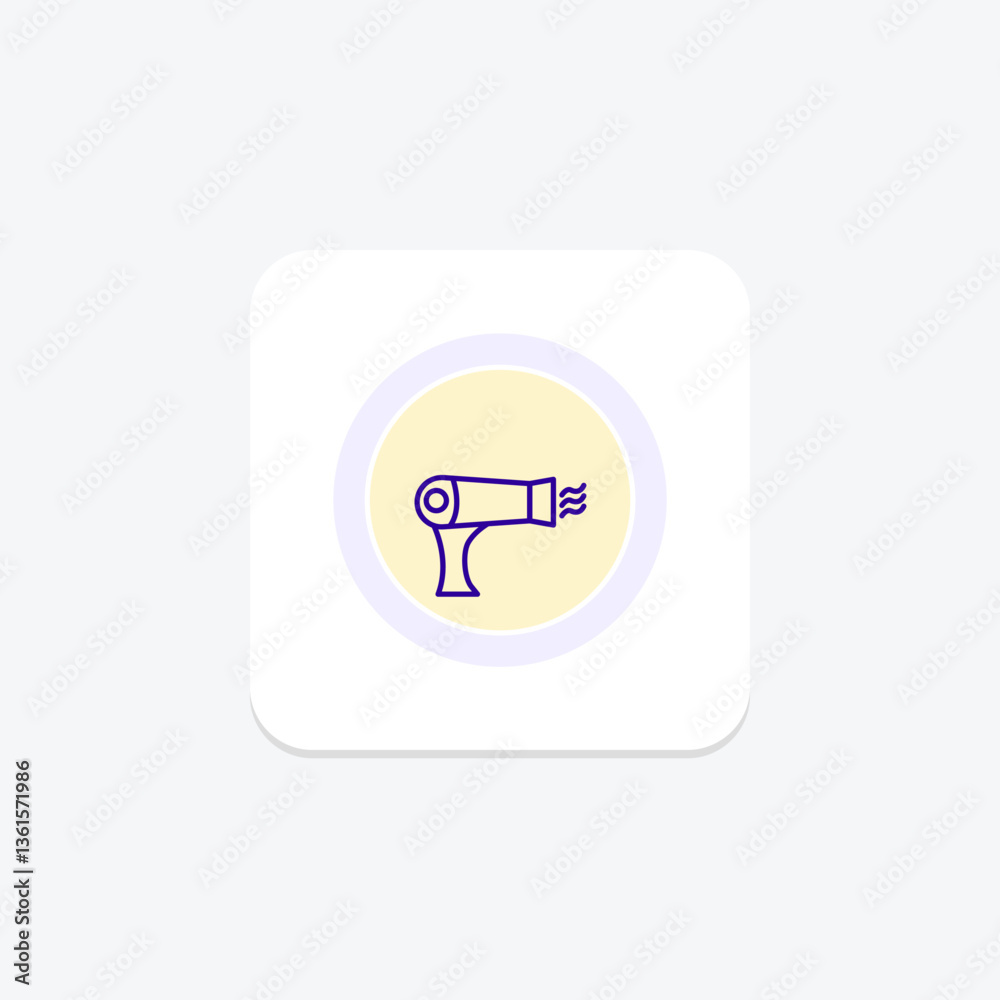 Hair Dryer, vector, pixel perfect, illustrator file Hair Dryer, vector, pixel perfect, illustrator file