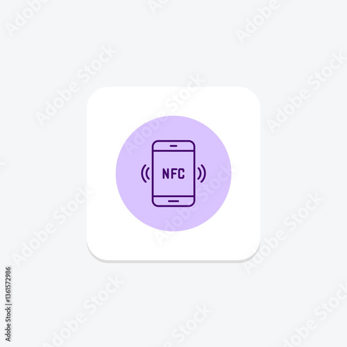 Nfc Tag, vector, pixel perfect, illustrator file