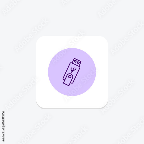 Usb Drive, vector, pixel perfect, illustrator file