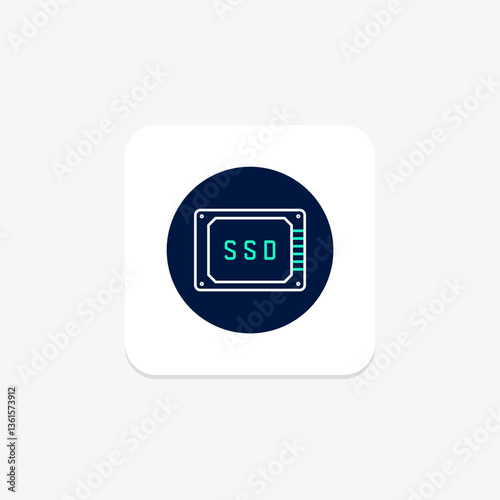 External Ssd, vector, pixel perfect, illustrator file