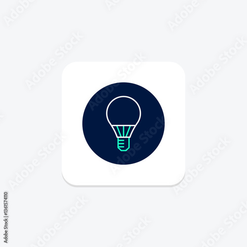 Led Bulb, vector, pixel perfect, illustrator file