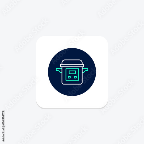 Electric Pressure Cooker, vector, pixel perfect, illustrator file