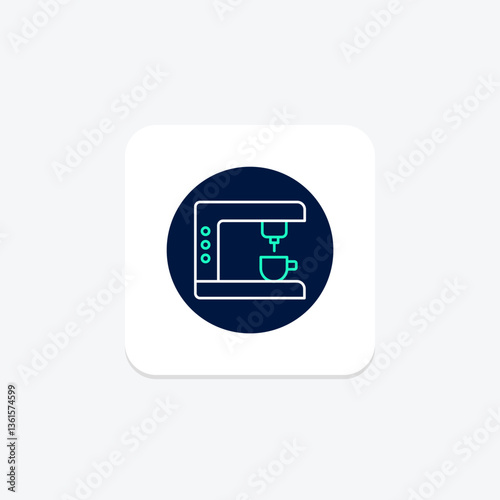Coffee Maker, vector, pixel perfect, illustrator file