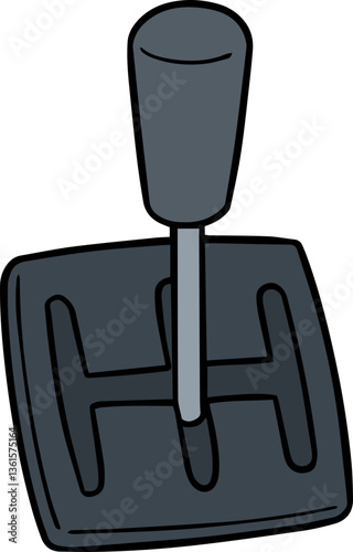 Illustration of car transmission
