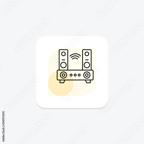Soundbar, vector, pixel perfect, illustrator file