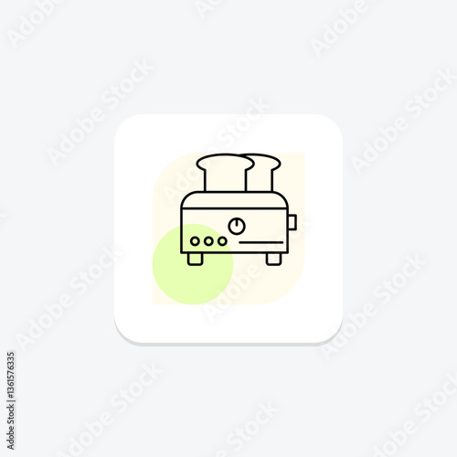 Electric Bread Maker, vector, pixel perfect, illustrator file