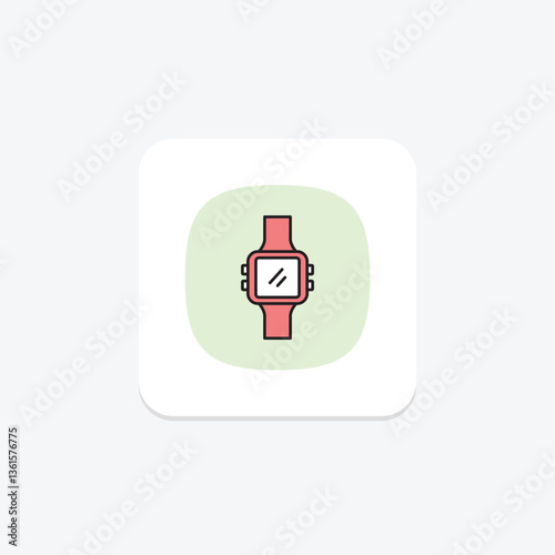 Smartwatch Pro, vector, pixel perfect, illustrator file