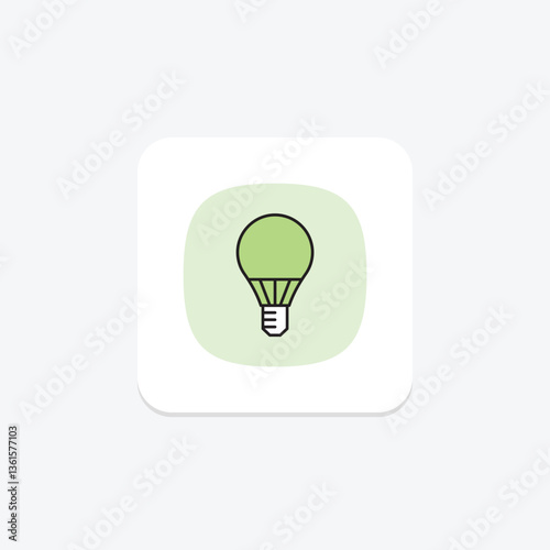 Led Bulb, vector, pixel perfect, illustrator file