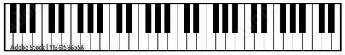 This is an illustration of piano keys.