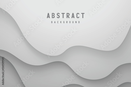 Abstract Gray Wave Background (1)
