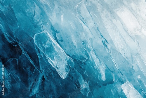 Wallpaper Mural Frozen beauty.  Intricate icy formations,  deep blues and whites Torontodigital.ca