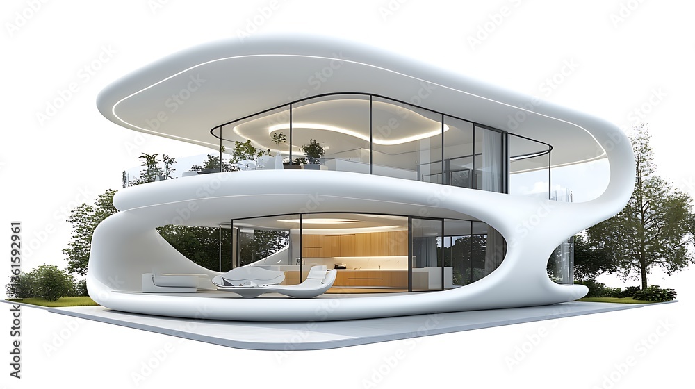 Fototapeta premium Futuristic Home Design