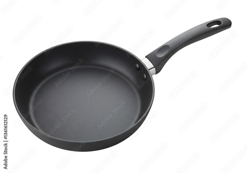 Non-stick frying pan studio shot bright light clean design transparent background. AI Generated Non-stick frying pan studio shot bright light clean design transparent background. AI Generated