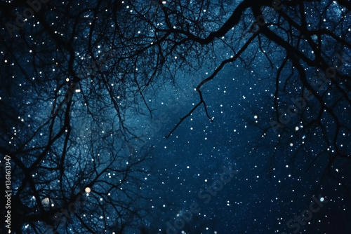 Arafed image of a blue galaxy with stars and a black background