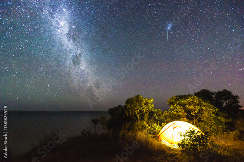 camping under the stars