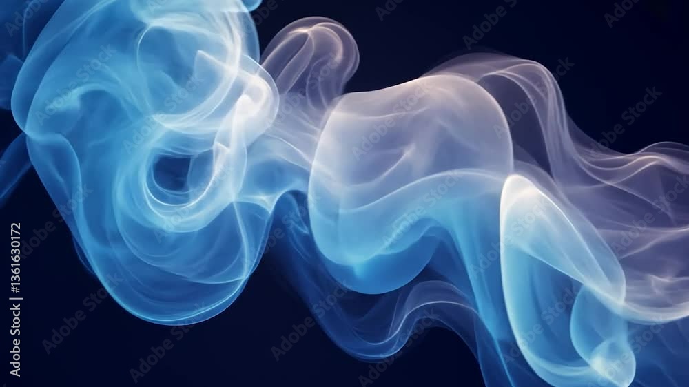 custom made wallpaper toronto digitalEthereal blue and white smoke swirling gracefully against a dark backdrop