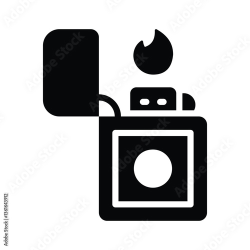 Get this amazing icon of fire lighter in modern style
