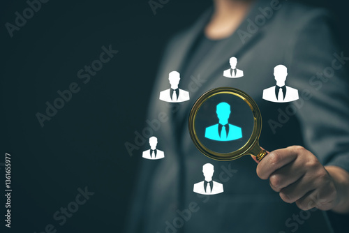Recruiting resources and labor management (Recruiting and Staffing) Search for people with potential. To hire for an organization, selecting a list of applicants, interviewing, hiring.