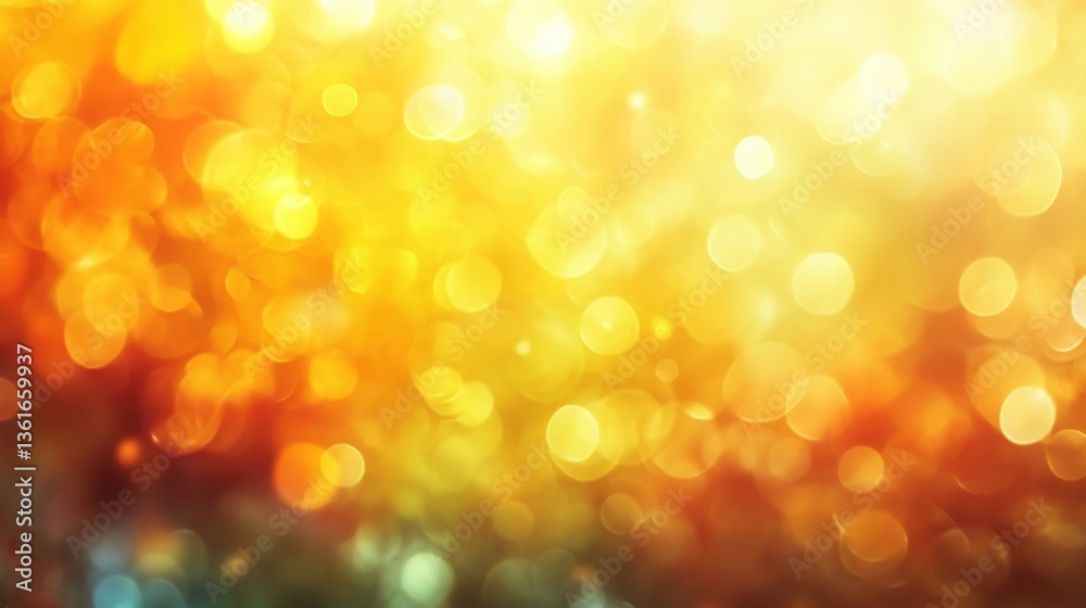 Vibrant bokeh background bursts with warm yellows, oranges, and greens. A dreamy, abstract blend of color creates a captivating visual Vibrant bokeh background bursts with warm yellows, oranges, and greens. A dreamy, abstract blend of color creates a captivating visual