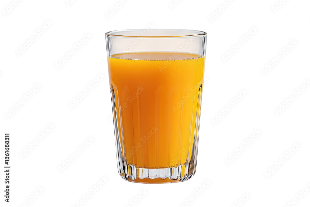 A Refreshing Glass Of Sunshine-yellow Orange Juice, Perfect For A Bright Morning, Captured In Crisp Detail Against A Pure Isolated on Transparent Background A Refreshing Glass Of Sunshine-yellow Orange Juice, Perfect For A Bright Morning, Captured In Crisp Detail Against A Pure Isolated on Transparent Background