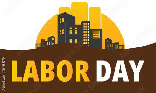 happy Labour day or international workers day. Holiday concept. perfect for blue Background Template, placard, Banners, Cards, Posters design template, Classic Social Media Post with text inscription.