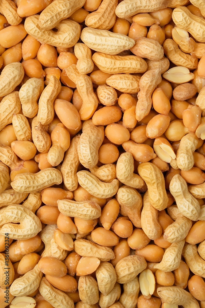 Roasted Peanuts Close Up Background Texture Image Roasted Peanuts Close Up Background Texture Image