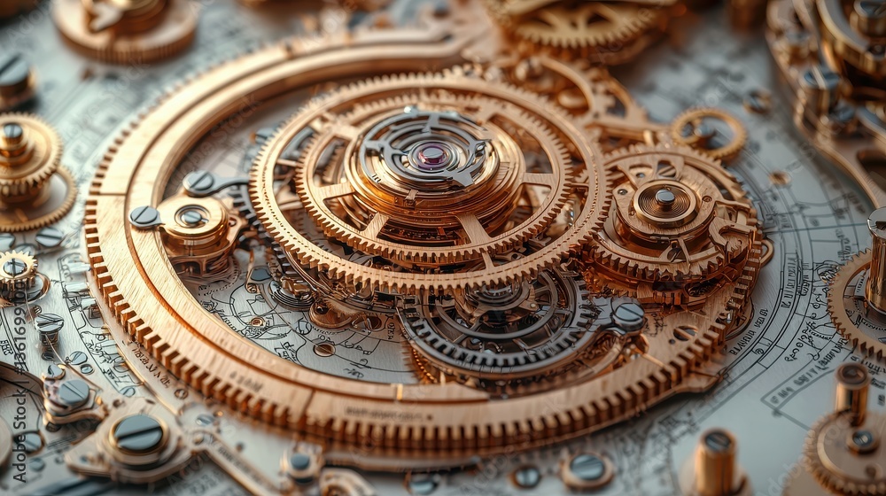 A book whose pages unfold into an intricate clockwork mechanism, gears and cogs turning as the words come to life. A book whose pages unfold into an intricate clockwork mechanism, gears and cogs turning as the words come to life.